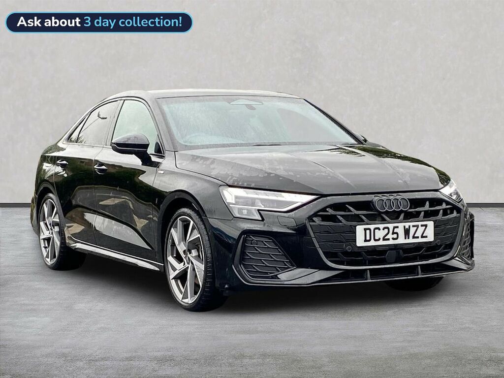 Audi A3 1.5 Tfsi 35 Black Edition Saloon S Tron Black