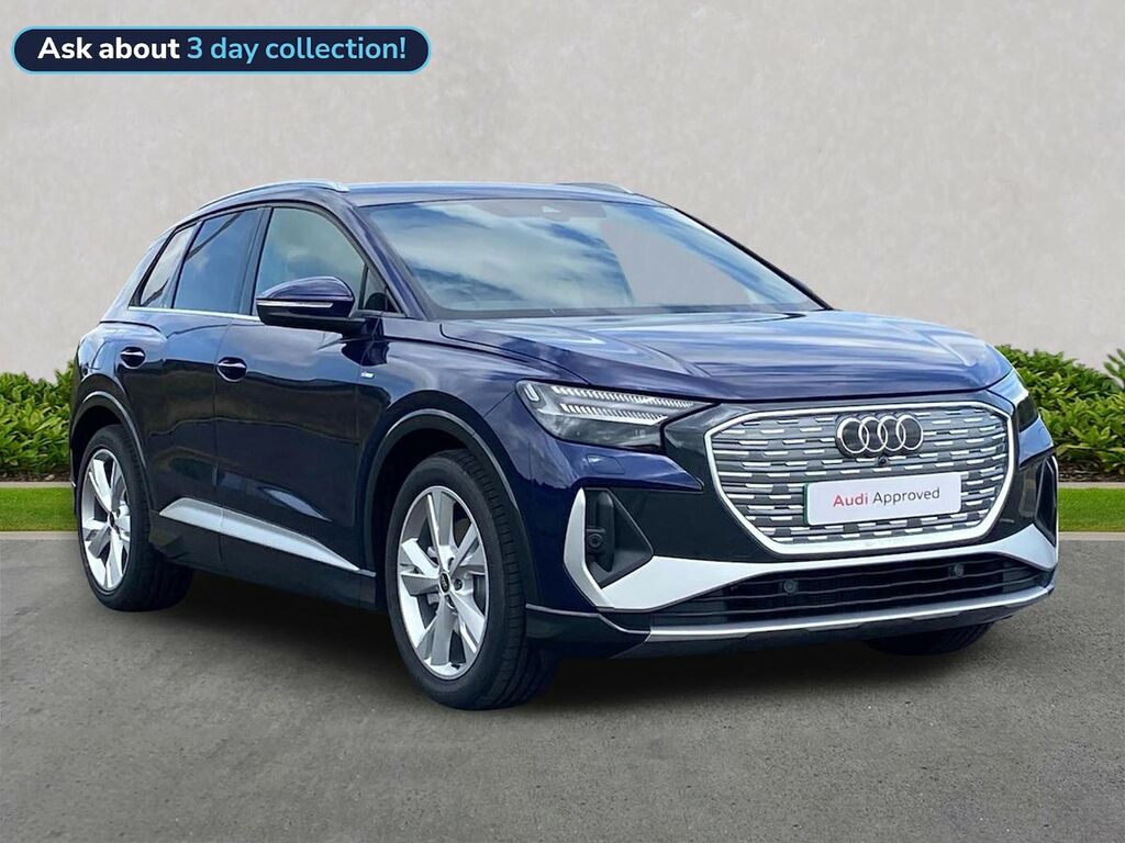 Audi Q4 E Tron 40 S Line Suv 63Kwh 204 Ps Blue