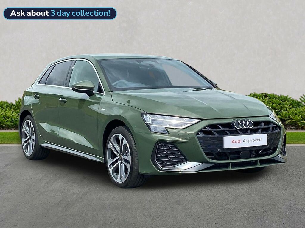 Audi A3 1.5 Tfsie S Line Sportback Plug-in Hybr Green
