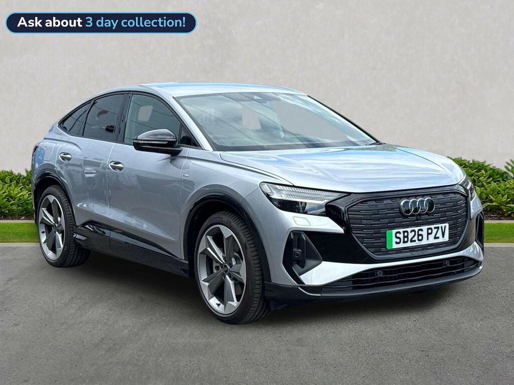 Audi Q4 E Tron 210Kw 45 82Kwh Black Edition Tech Pack Silver