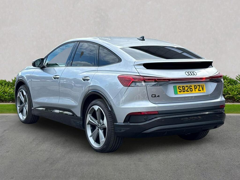 Audi Q4 E Tron 210Kw 45 82Kwh Black Edition Tech Pack SB26PZV Silver #2