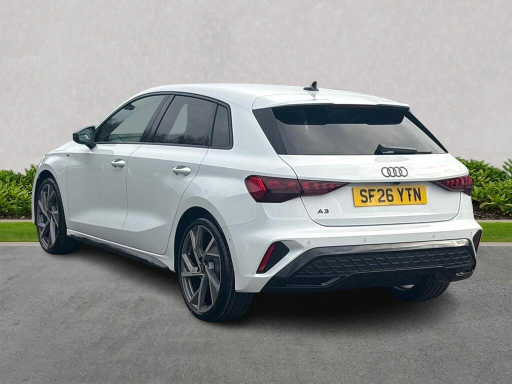 Audi A3 2.0 Tdi 150 Black Edition S Tronic Tech Pack SF26YTN White #2
