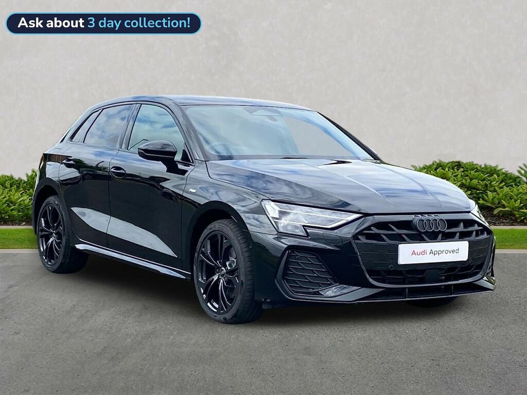 Audi A3 1.5 Tfsie Black Edition Sportback Plug- Black