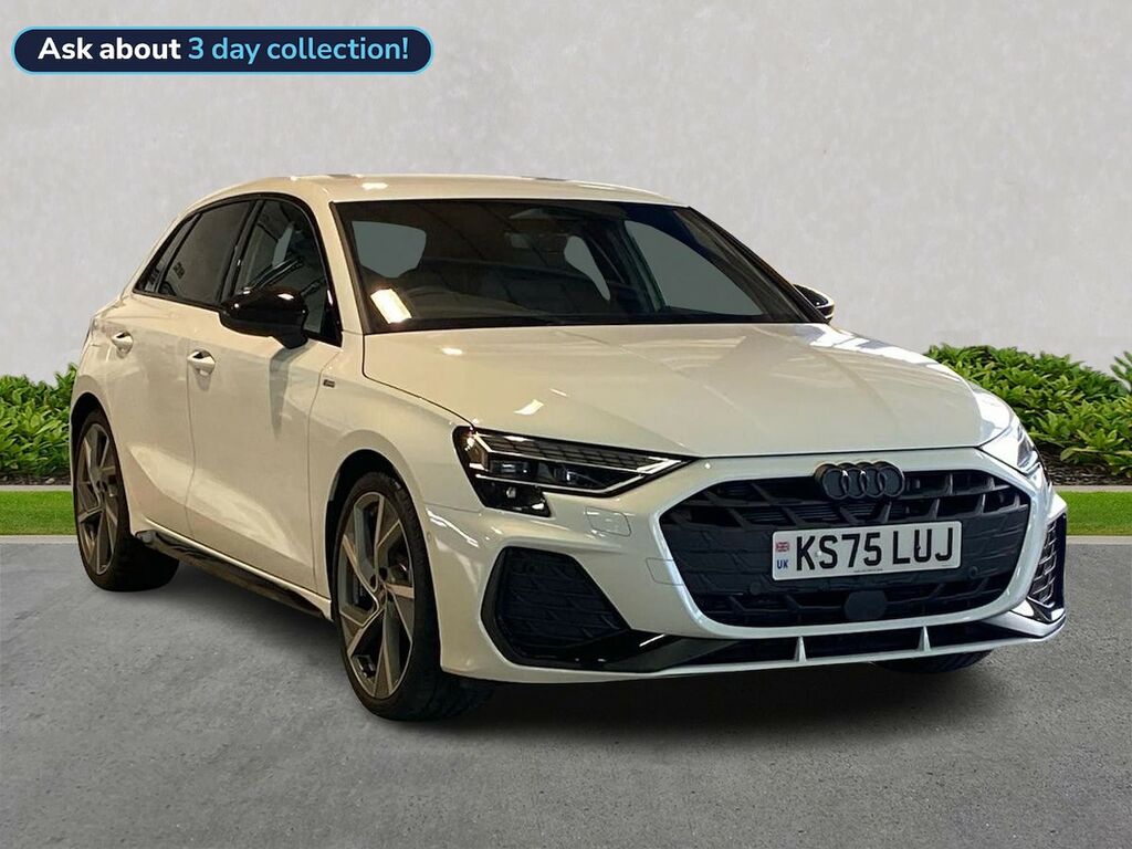 Audi A3 1.5 Tfsi 150 Black Edition White