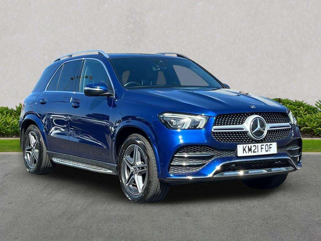 Mercedes-Benz GLE Class Gle 400D 4Matic Amg Line 9G-tronic 7 Seat Blue