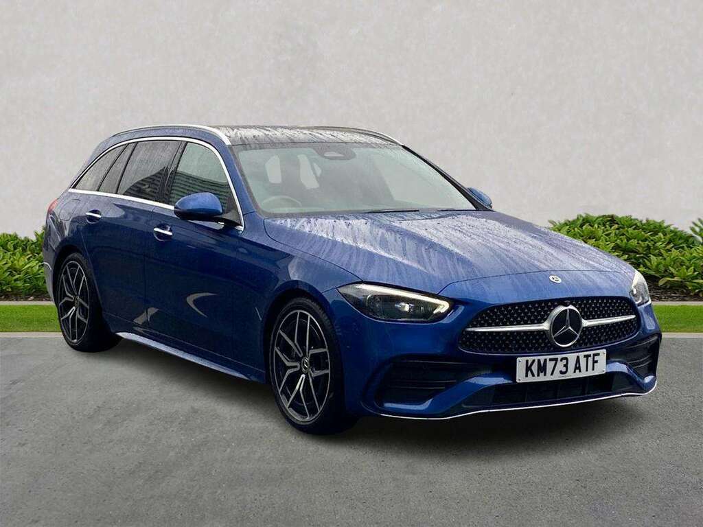Mercedes-Benz C Class C300 Amg Line Premium Plus 9G-tronic Blue