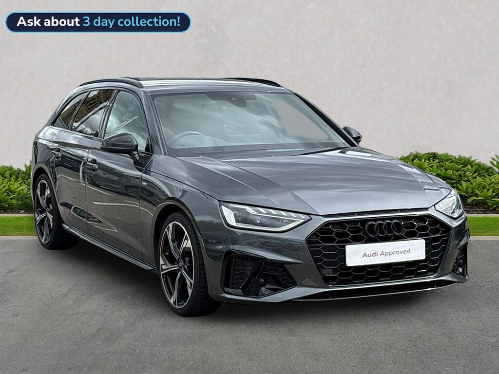 Audi A4 2.0 Tdi 35 Black Edition Estate S Troni Grey