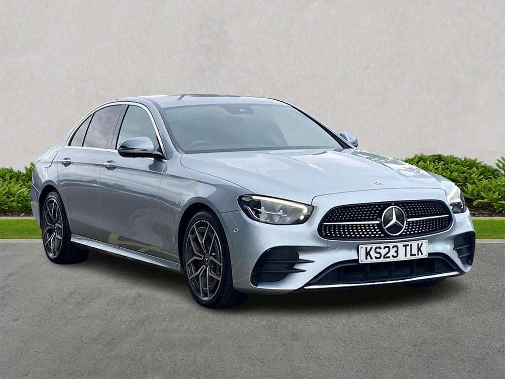 Mercedes-Benz E Class E220d 200 Amg Line Premium 9G-tronic Silver