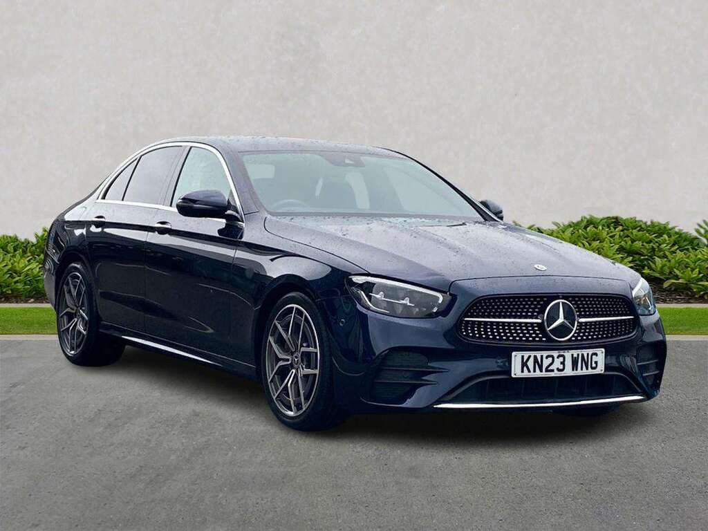 Mercedes-Benz E Class E220d 200 Amg Line Premium 9G-tronic Blue
