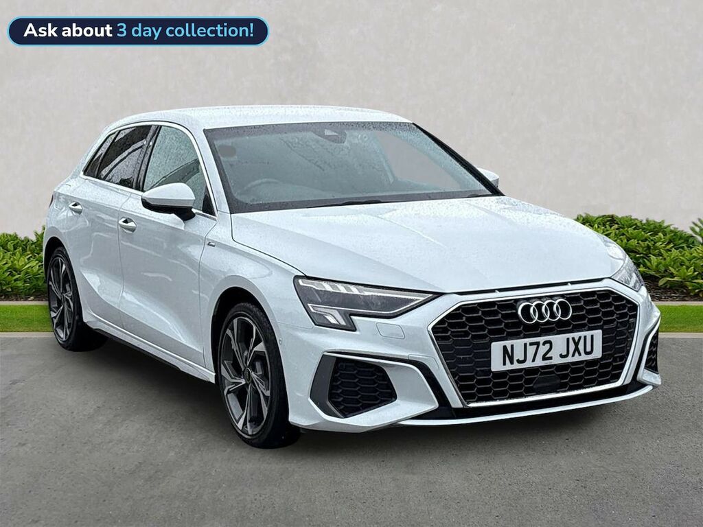 Audi A3 1.0 Tfsi 30 S Line Sportback Eur White