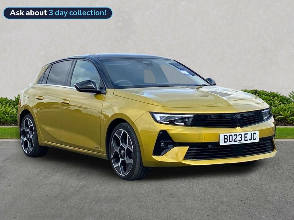 Vauxhall Astra 1.2 Turbo Ultimate Hatchback Eur Yellow