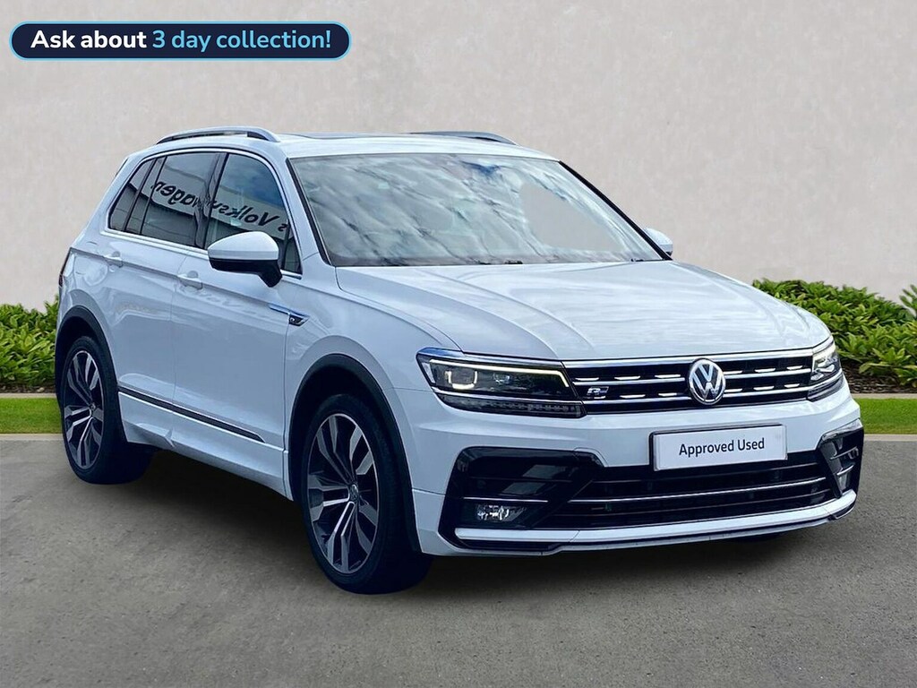 Volkswagen Tiguan 2.0 Tdi R-line Suv Dsg 4Motion Euro 6 White