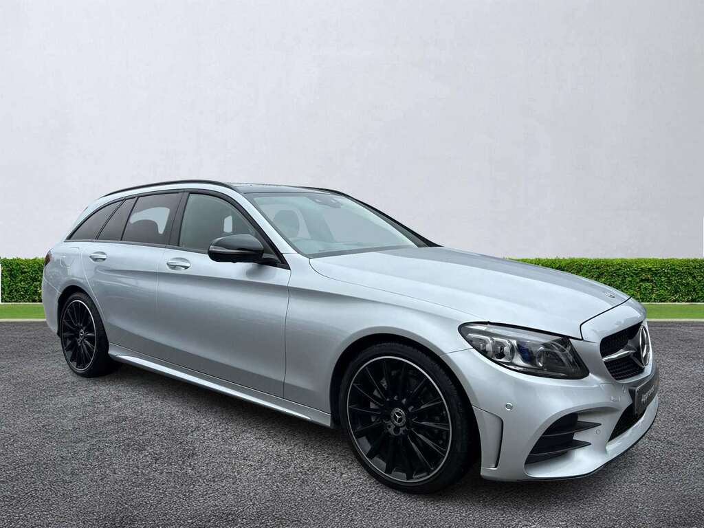 Mercedes-Benz C Class C200 Amg Line Night Ed Premium Plus 9G-tronic Silver