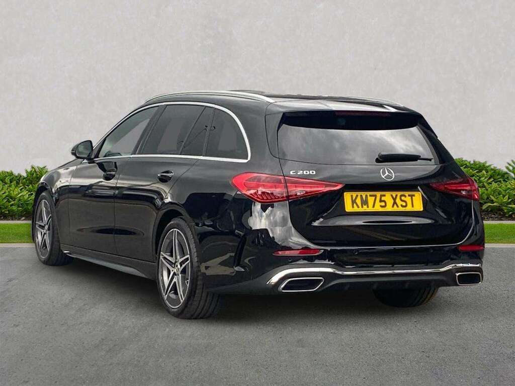 Mercedes-Benz C Class C200 Amg Line 9G-tronic Black #2