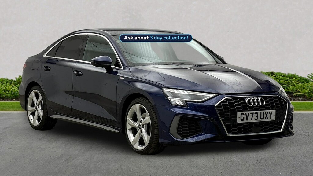 Audi A3 1.5 Tfsi 35 S Line Saloon Euro 6 Blue