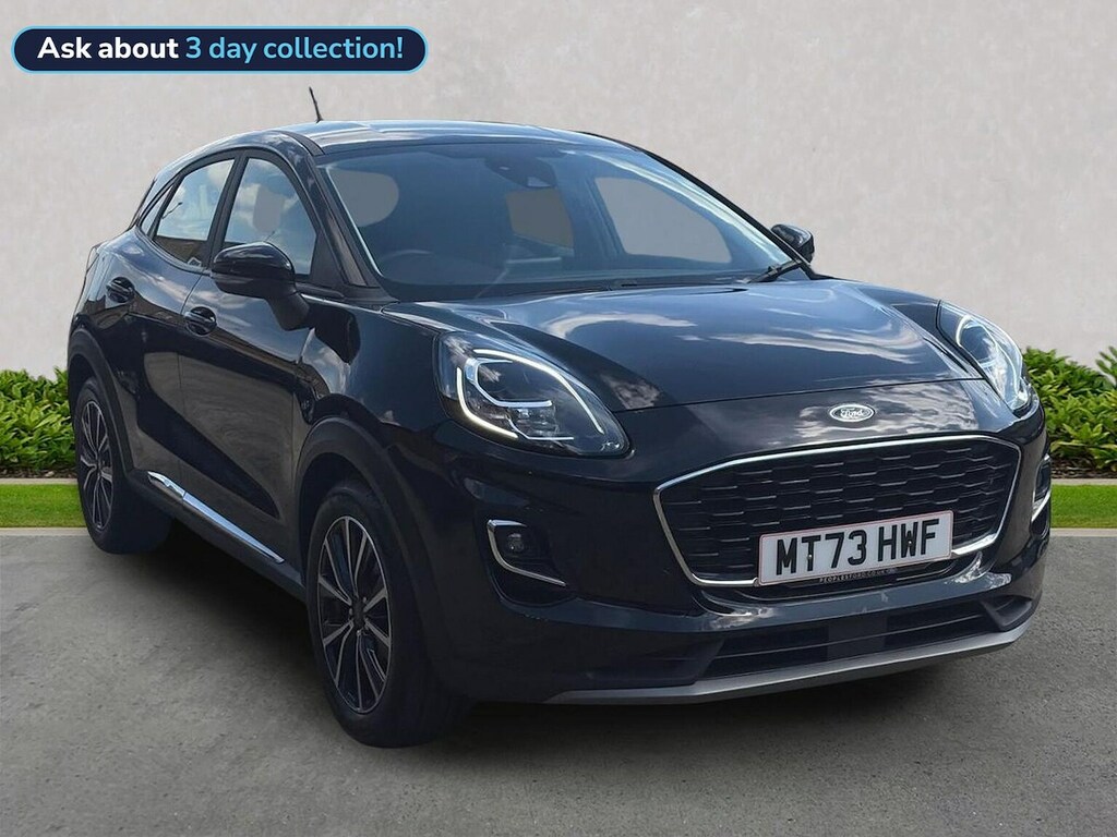 Ford Puma 1.0T Ecoboost Mhev Titanium Suv Hybrid Black