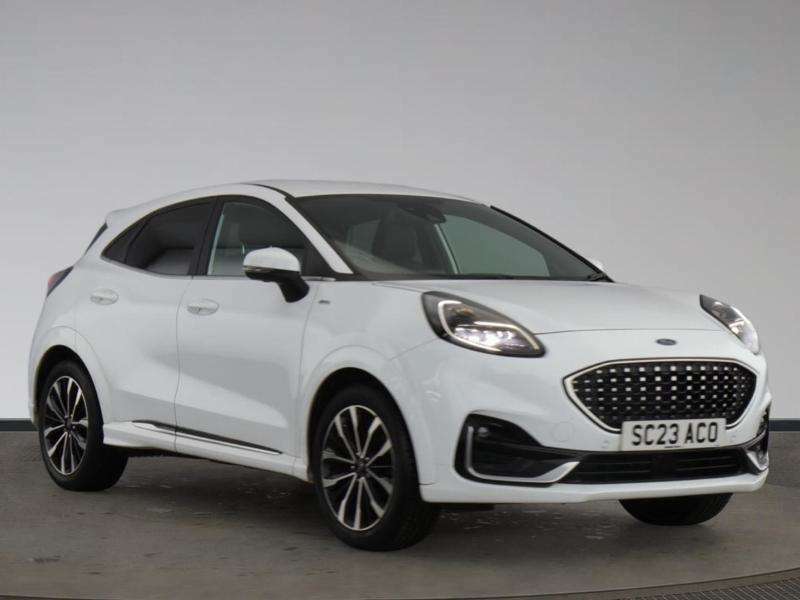 Ford Puma 1.0 Ecoboost Hybr Mhev 155 St-line Vignale Dct White