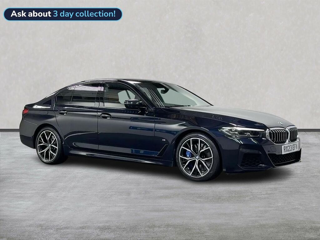BMW 5 Series 3.0 530D Mht M Sport Saloon Hybrid Step Black