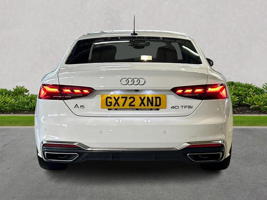 Audi A5 2.0 Tfsi 40 S Line Coupe S Tronic Euro White #4