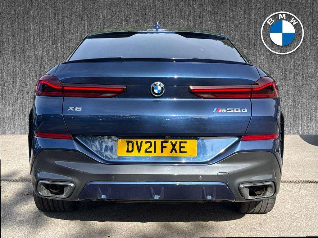 BMW X6 Xdrive M50d Blue #4