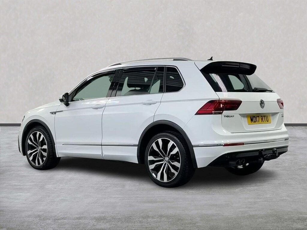 Volkswagen Tiguan 2.0 Tdi R-line Suv Dsg 4Motion Euro 6 White #2