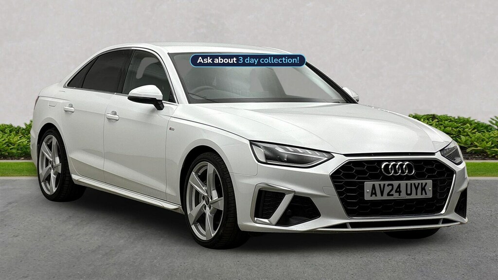 Audi A4 2.0 Tfsi 40 S Line Saloon S Tronic Euro White