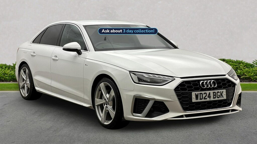 Audi A4 2.0 Tfsi 40 S Line Saloon S Tronic Euro White