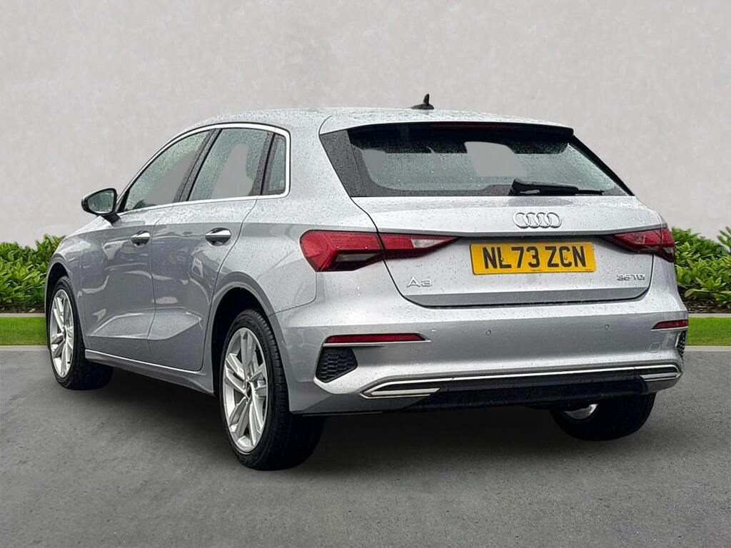 Audi A3 35 Tdi Sport S Tronic NL73ZCN Silver #2