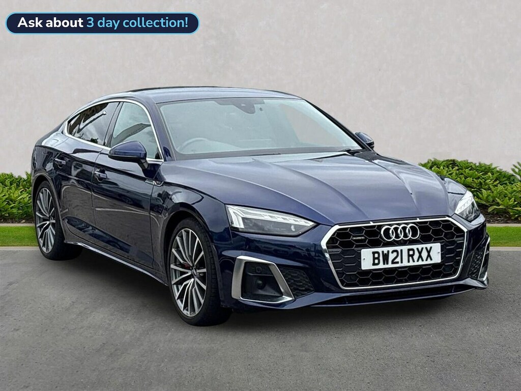 Audi A5 2.0 Tdi 40 S Line Sportback S Tronic Qu Blue
