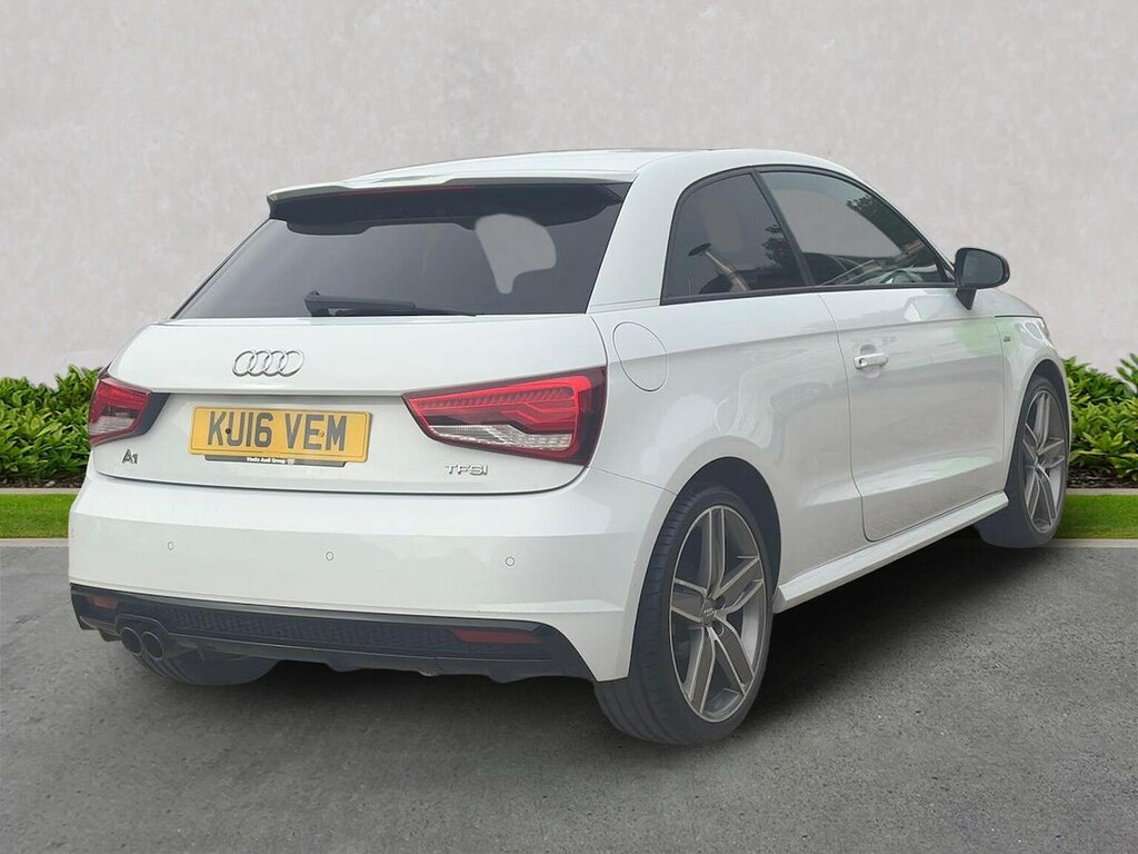 Audi A1 1.4 Tfsi Cod Black Edition Hatchback S KU16VEM White #2