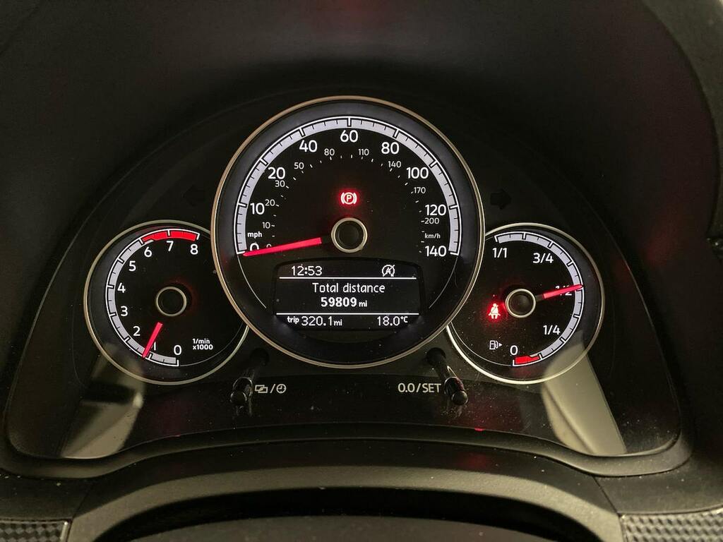 Volkswagen Up Black Edition Hatchback White #10
