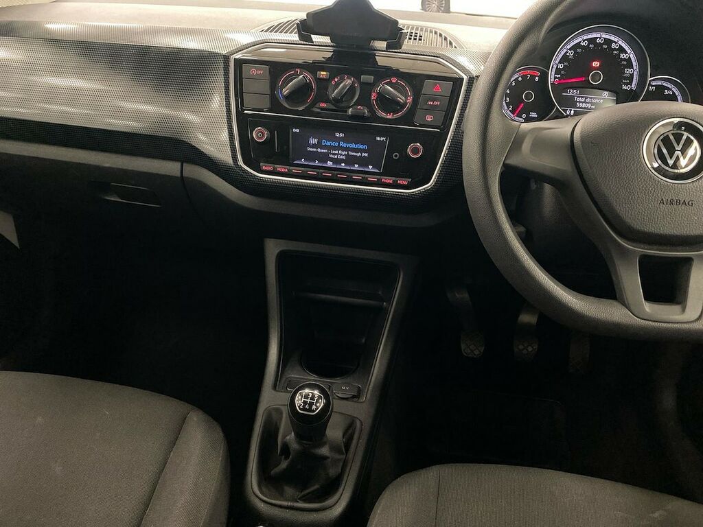 Volkswagen Up Black Edition Hatchback White #13