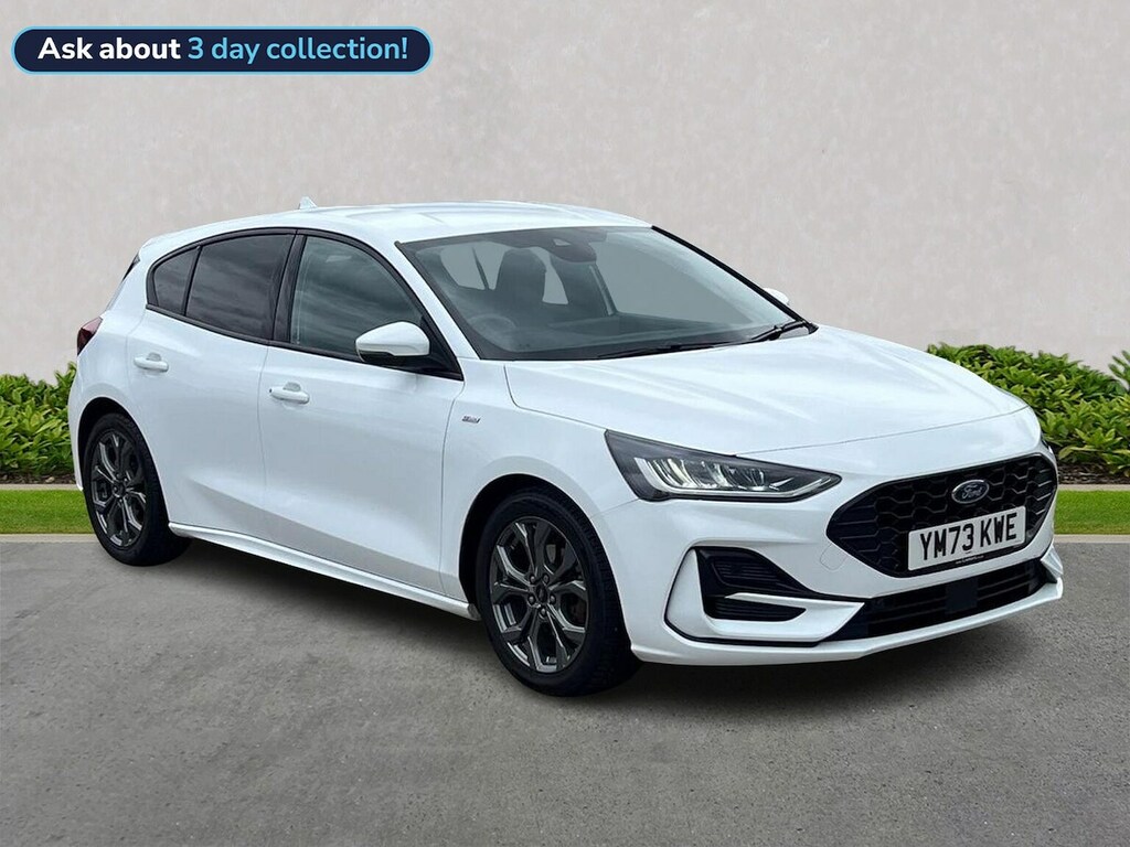 Ford Focus 1.0 Ecoboost St-line White #1