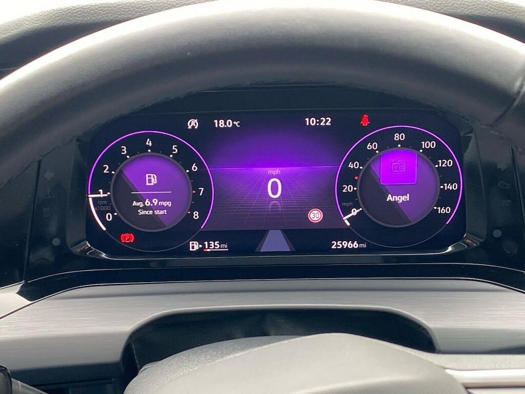 Volkswagen Golf R Black #10
