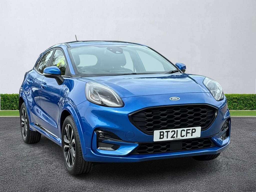 Ford Puma 1.0 Ecoboost Hybrid Mhev St-line Dct Blue