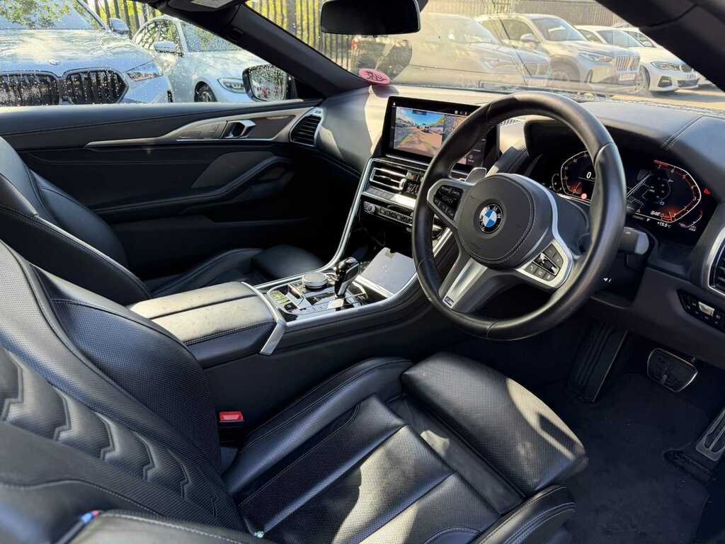 BMW 8 Series Coupe Blue #15