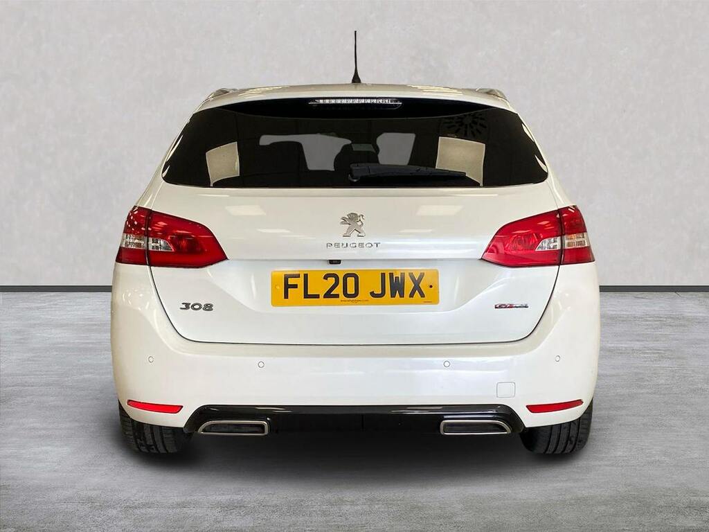 Peugeot 308 1.2 Puretech Gpf Gt Line Estate White #4