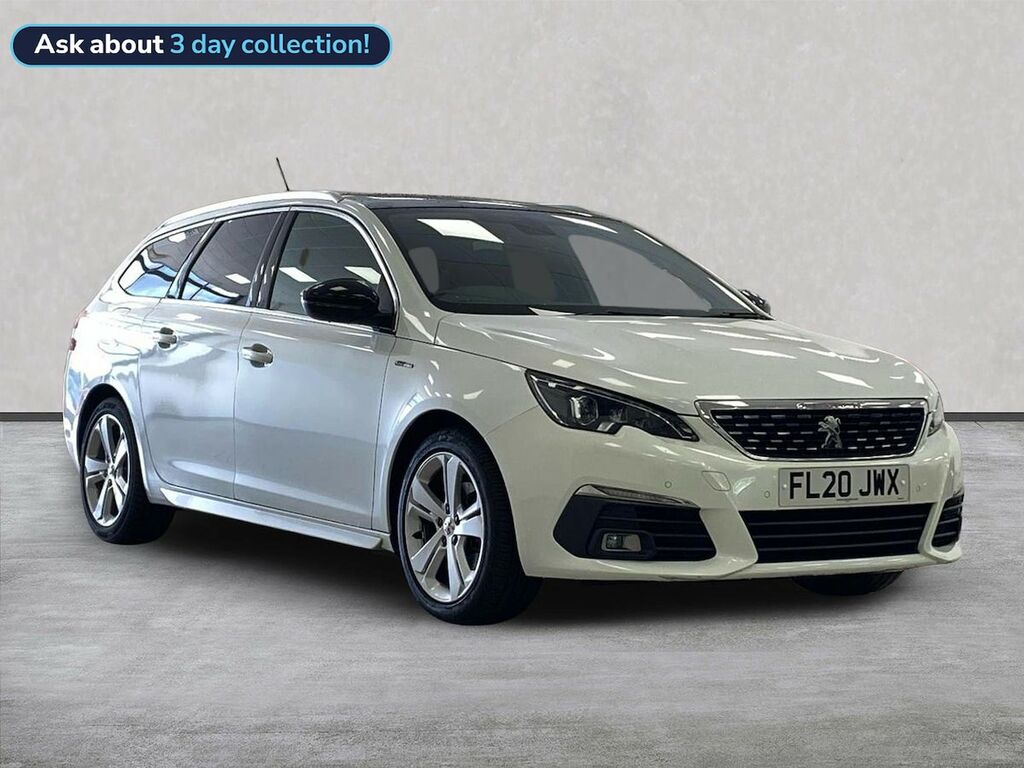 Peugeot 308 1.2 Puretech Gpf Gt Line Estate White