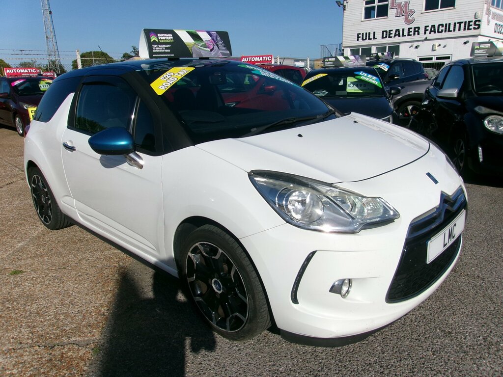 Citroen DS3 1.6 Hdi 16V Dstyle Hatchback 90 White