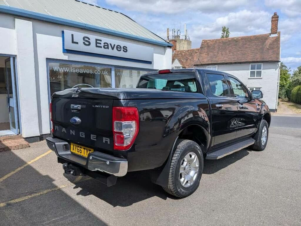 Ford Ranger Limited 4X4 Dcb Tdci AY66TYS Black #2