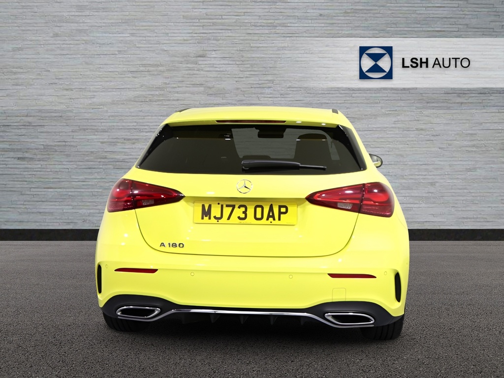 Mercedes-Benz A Class A180 Amg Line Executive MJ73OAP Yellow #5