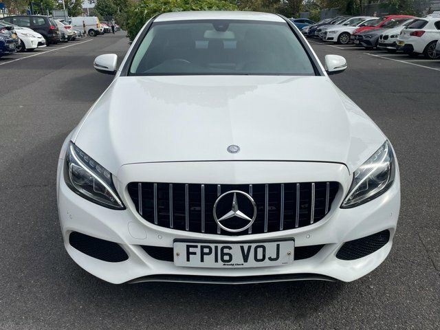 Mercedes-Benz C Class 1.6 C200d Sport G-tronic White #2