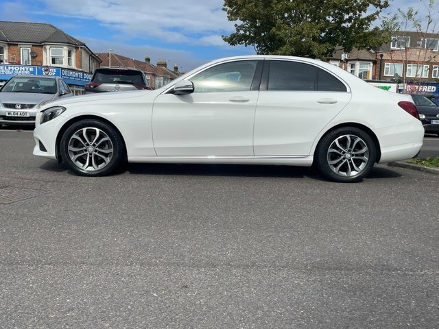 Mercedes-Benz C Class 1.6 C200d Sport G-tronic White #6