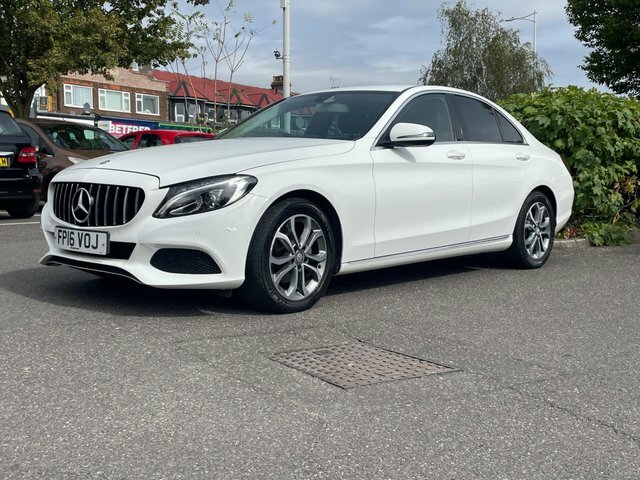 Mercedes-Benz C Class 1.6 C200d Sport G-tronic White #5