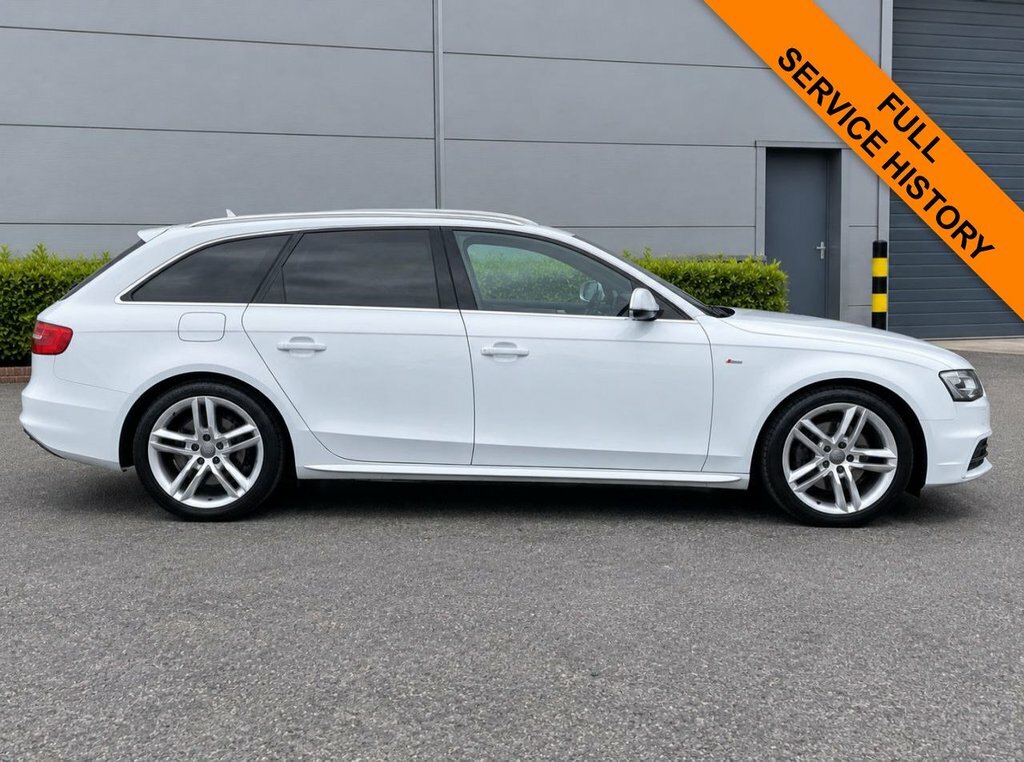 Audi A4 Avant 2L S Line White #3