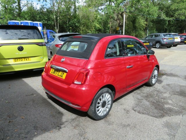 Fiat 500C 2017 1.2 Eco Lounge Convertible Red #4