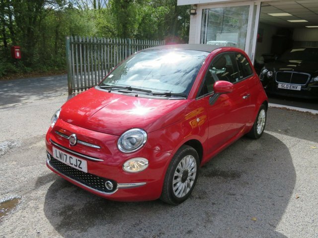 Fiat 500C 2017 1.2 Eco Lounge Convertible Red #2