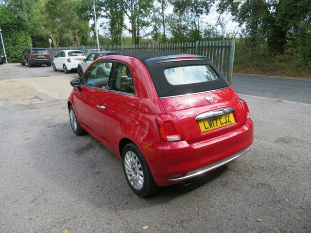 Fiat 500C 2017 1.2 Eco Lounge Convertible Red #6