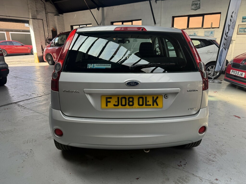 Ford Fiesta 1.4 Td Ghia 200909 FJ08OLK Silver #5