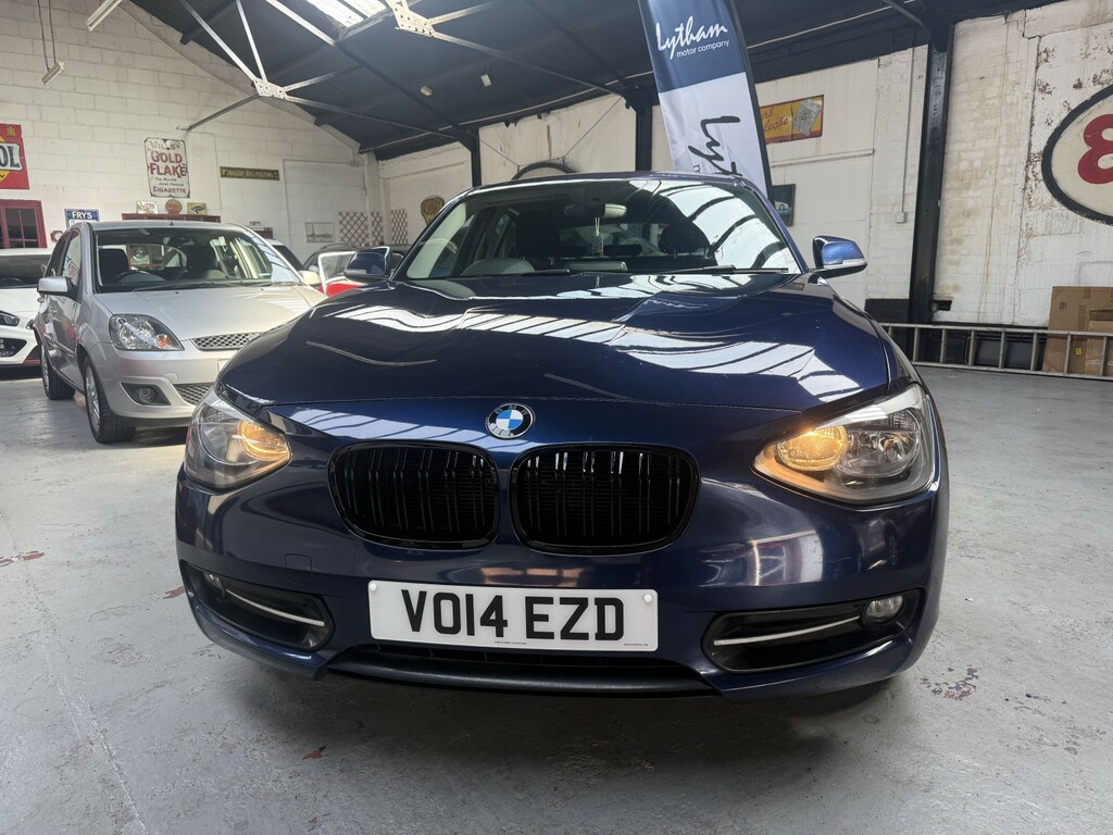 BMW 1 Series Hatchback Blue #8